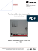 Technical and Operating Documentation: Smoke and Heat Exhaust Control Unit MCR 9705