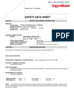 MSDS Hydraulic-Hydrostatic Fluid ExxonMobil