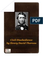 Civil Disobedience by Henry David Thoreau