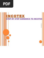 Incotex: Step by Step Guidance To Incotex