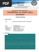 Learning Action Cell Session: Project Proposal Proposal Brief