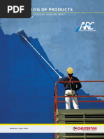 Arc Catalog of Products: Protec Tion Against Corrosion, Abrasion, Impac T, and Chemical at Tack