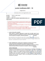 Evaluación Sustitutoria 2021 - 10: Introducción A La Ingeniería Civil