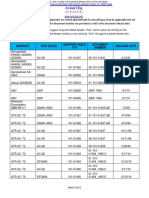 Barfield GSTE Fuel Adaptor Cable List.101 00807