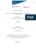 Unidad 1 - Fase 2 - Conceptualización Sobre Las Organizaciones y El Talento Humano