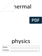 3.6.2 Thermal Physics