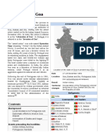 Annexation of Goa: India, The Then Portuguese Indian Territories of