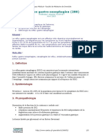 Le Reflux Gastro-Oesophagien (280) : 1. Définition