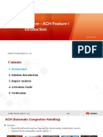 eRAN8.1 Deep Dive - ACH Feature I Ntroduction: Huawei Technologies Co., LTD