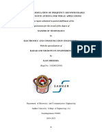 Modeling and Simulation of Frequency Reconfigurable Microstrip Patch Antenna For Wimax Applications