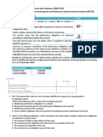 Revenue From Contract With Customers (IFRS 15) & Accounting For Government Grants and Disclosure of Government Assistance (IAS 20)