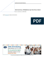 Chemical Properties of Dried Anchovy (Stolephorus SP) From Buru Island