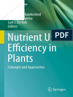 Nutrient Use Efficiency in Plants