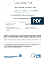 SID - DWS Global Agribusiness Offshore Fund