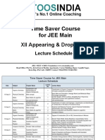 TSC Lec Plan PCM - JEE Main