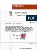 V Ejes Cristalograficos