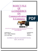 Project File OF E-Commerce ON Commercialization of E-Commerce