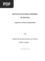 Desarrollo de Aplicaciones Con Python PyGTK y Glade