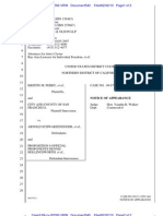 Notice of Appearance: 9843754.1 V VRW