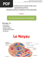 Exposé Biochimie Cellulaire Et Fonctionnelle