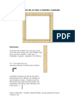 Bastidor Cuadrado - Construcción