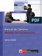 Manual de Cambios Módulo de Fiscalizacion Versión 12.05.00