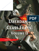 Daerdans Class Feats Volume II