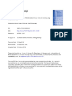 Accepted Manuscript: Journal of Petroleum Science and Engineering