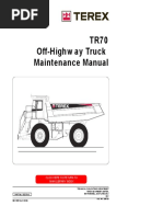 TR70 Off-Highw Ay Truck Maintenance Manual: Click Here For Table of