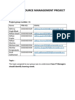 HRM Project Report Group 11