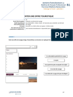 Activité B1 Presenter Une Offre Touristique