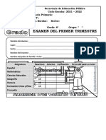 6°? Examen ME Tri1 21-22 Material Educativo