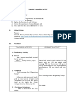 Detailed Lesson Plan in TLE