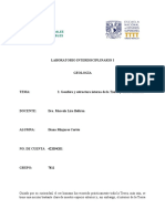 Laboratorio Interdisciplinario I Geología Tema 2 Diana Minjares Cortés 2