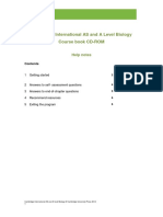 Cambridge International AS and A Level Biology Course Book CD-ROM