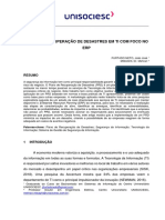 1 - Plano de Recuperação de Desastres em Ti Com Foco No Erp