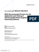 ANSI-IEEE STD 944-1986 UPS para Estaciones de Generación