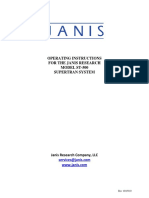 Operating Instructions For The Janis Research MODEL ST-500 Supertran System