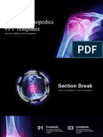 Free Medical Orthopedics PPT Templates: Insert The Subtitle of Your Presentation