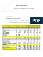 Taller Presupuesto de Tesoreria