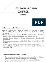 Process Dynamic and Control Lecture Note