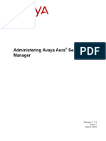 Administering Avaya Aura Session Manager