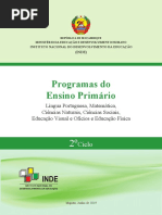 Programas Do 2º Ciclo Do ENSINO PRIMARIO