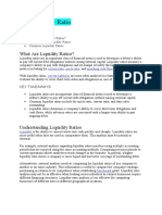 Liquidity Ratio: What Are Liquidity Ratios?