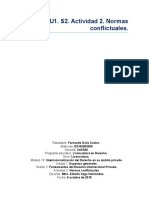 M15. U1. S2. Actividad 2. Normas Conflictuales