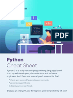 Python Cheat Sheet April 2021