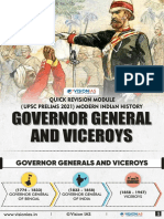 Governor Generals and Viceroys