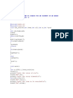 1 / Write A C Program To Search For An Element in An Array Using Binary Search