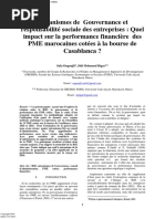 Mecanismes de Gouvernance Et Responsabil