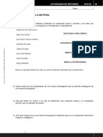 Clasificación de La Materia